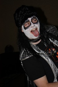 KISS-inspired rock star costume