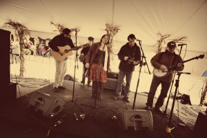 Bluegrass band, performing at Sojourn Fall Festival