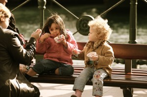 Kids eating ice cream - a symbol of consumer-driven Christian worship