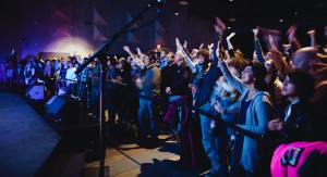 Worshipers at the Austin Stone Live CD release