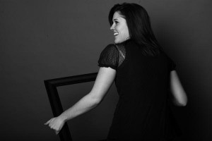 Singer-songwriter Kristen Gilles having fun during the Embrace The Bigger Picture photo shoot