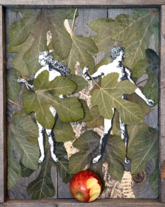 Fig Leaves liturgical  artwork by Sojourn visual artist Alan Vales