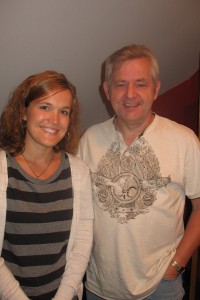 Allie with publisher Dave Clark of Sunday Best Music Publishing in Nashville, TN