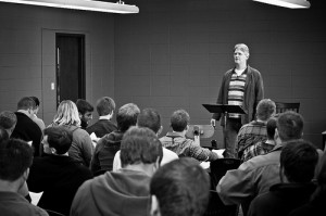 Kevin Twit teaching a workshop on hymns at Sojourn Community Church as part of the Acts 29 Network Louisville Boot Camp