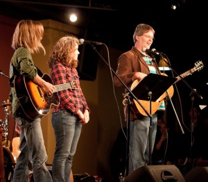 Sandra McCracken, Chelsea Scott & Kevin Twit of Indelible Grace, at Sojourn. Twit has led several songwriting workshops for us.