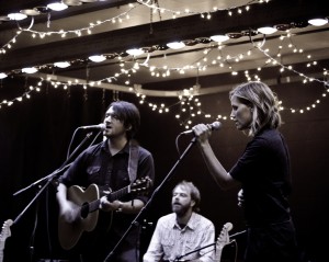 Chuck photographs Matthew Perryman Jones & Katie Herzig in concert at Sojourn's 930 Art Center