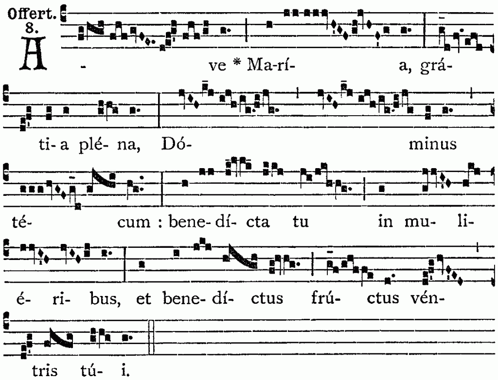 Benedictus music score